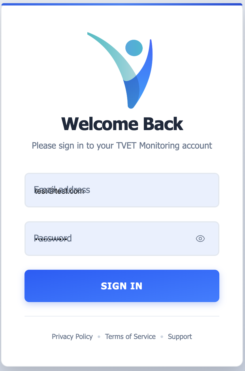 TVET Digital Monitoring Platform